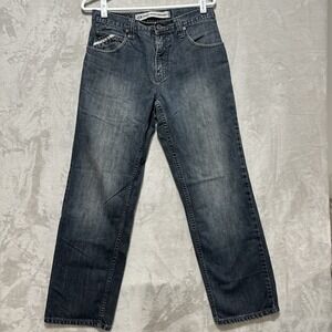 VINTAGE Paco Jeans Mens Size 30 Faded Dark Wash Straight Leg Denim